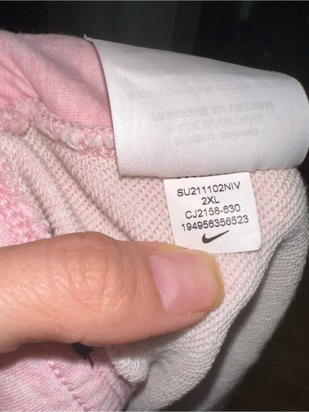 Nike pastel fabric